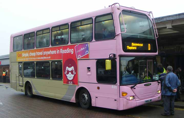 Reading Buses Scania N94UD East Lancs Omnidekka 820